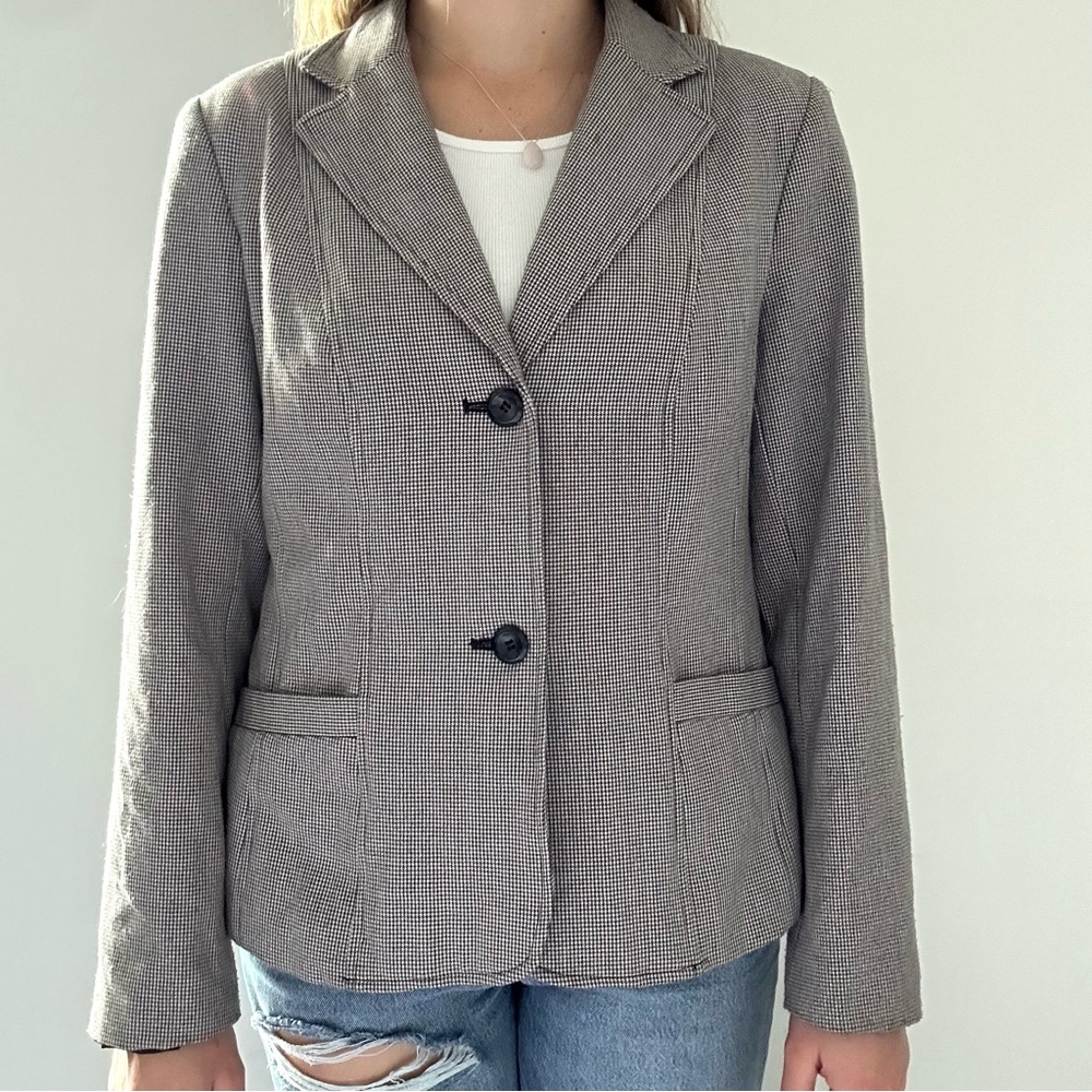 Requirements Houndstooth Blazer